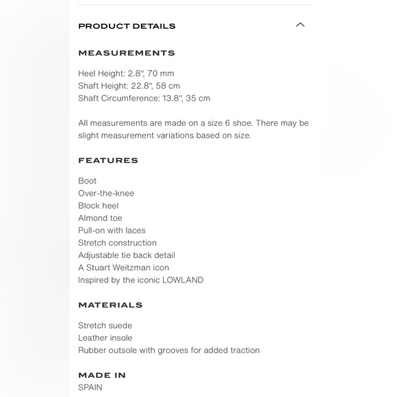 STUART WEITZMAN Tieland over the knee black suede boots size 7.0 - Picture 10 of 10